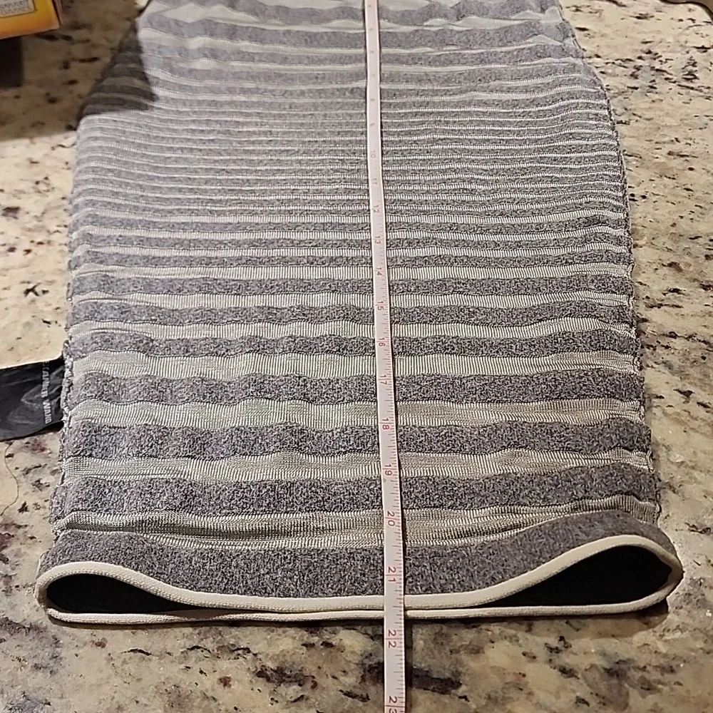 Alexander Wang Bodycon Skirt Engineered Stripe Grey XS - Picture 9 of 9